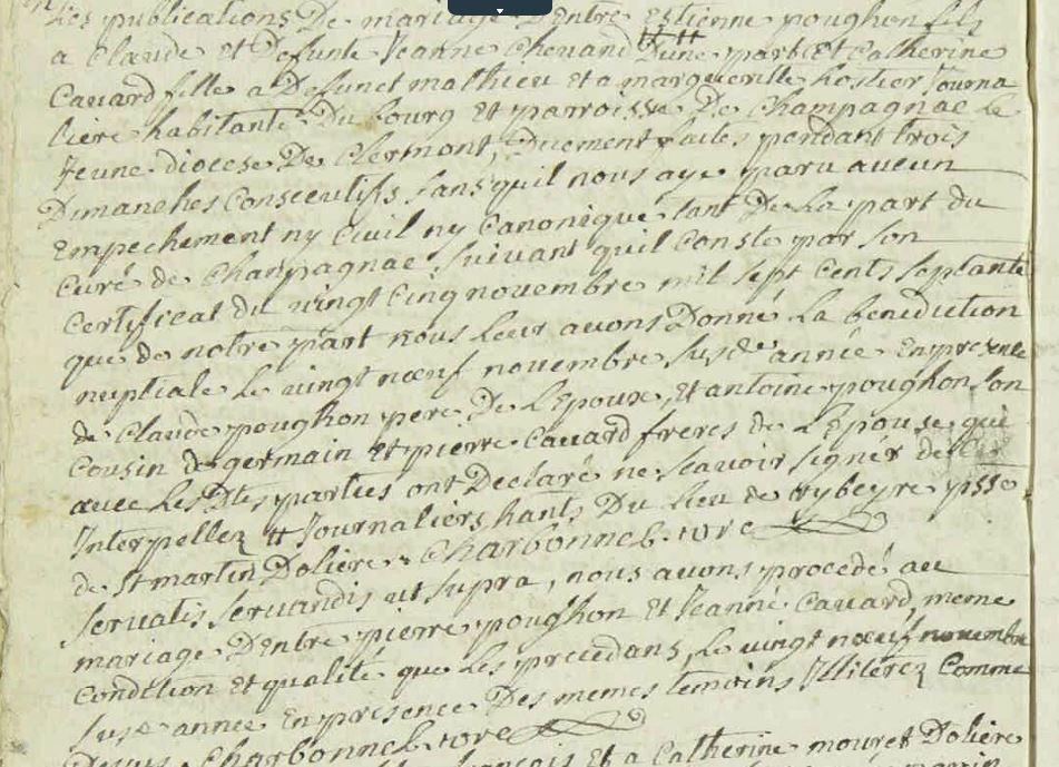 Mariage Estienne Poughon Catherine Cavard 29 10 1770.jpg
